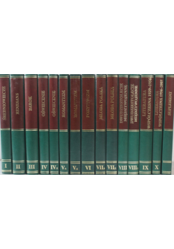 Historia Literatury Polskiej Tom 1 do 10