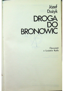 Droga do Bronowic