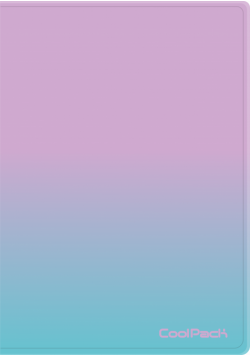 Teczka clear book A4 Coolpack Gradient 20 koszulek Blueberry