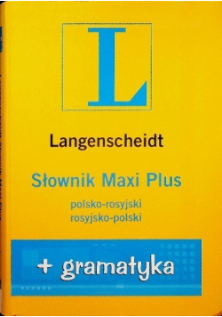 Słownik Maxi Plus polsko rosyjski rosyjsko polski  z gramatyka
