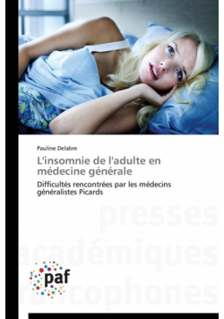 L'insomnie de l'adulte en médecine générale