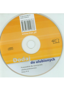 Dodaj do ulubionych Informatyka 4-6 Przewodnik dla nauczyciela