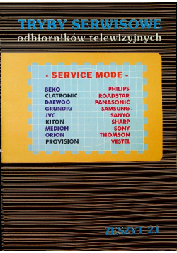 Tryby serwisowe odbiorników telewizyjnych zeszyt 21