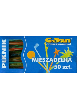 Mieszadełka Kij golfowy 16 cm 50 sztuk