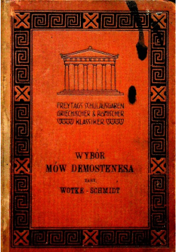 Wybór mów Demostensesa 1893 r