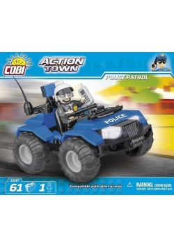 Action Town Policyjny Quad Patrolowy