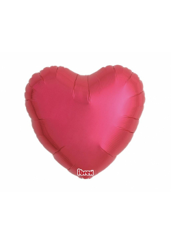 Balon serce Metallic Red 45cm 5szt