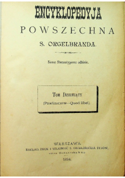 Encyklopedyja powszechna Tom IX 1884 r.