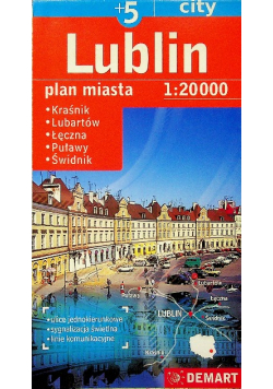 Plan miasta Lublin  1 do 20 000 DEMART