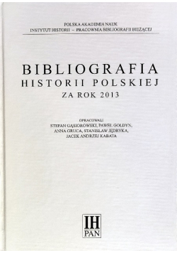 Bibliografia historii polskiej za rok 1999
