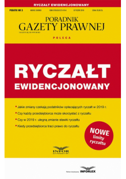 Ryczałt ewidencjonowany Podatki 3/2019