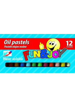 Pastele olejne wodne 12 kolorów