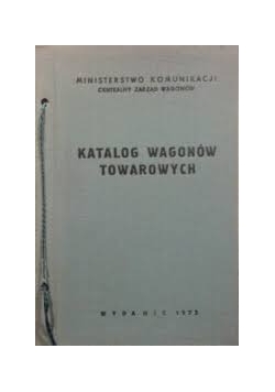 Katalog  wagonów towarowych