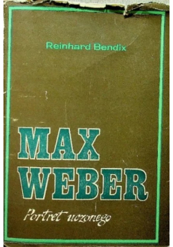 Max Weber portret uczonego