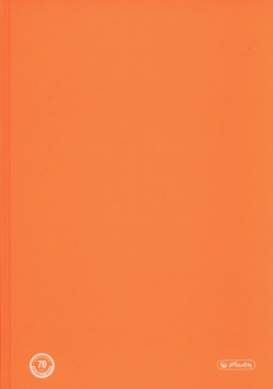 Brulion B5 Color Blocking w kratkę 120 kartek pomarańczowy