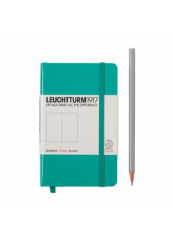 Notes Pocket Leuchtturm1917 gładki szmaragdowy 344789
