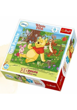 Puzzle 3D Kubuś Puchatek Słodkie lenistwo 72