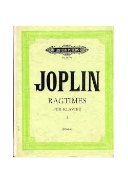 Joplin ragtimes fur klavier I