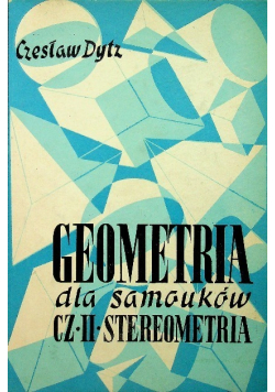 Geometria dla samouków Część II