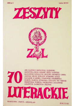 Zeszyty literackie Nr  70