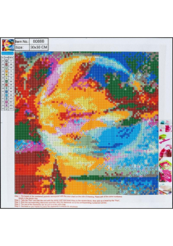 Diamentowa mozaika pełna - Planet 30x30 80888