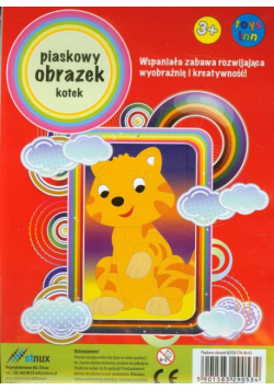 Piaskowy obrazek Kotek
