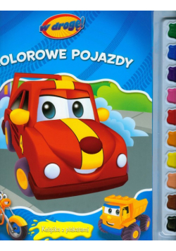 Kolorowe pojazdy W drogę /z farbkami/