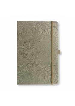 Notes Ivory A5 Słoń beż linie