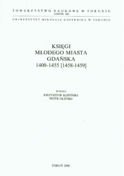 Księgi młodego miasta Gdańska 1400-1455 (1458-1459)