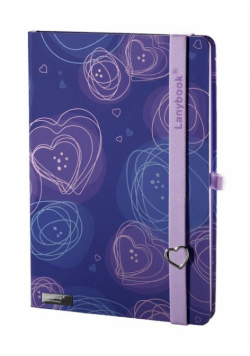 Notes A6 Dreamy Love niebieski kratka
