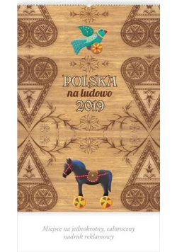 Kalendarz 2019 Reklamowy Polska na ludowo RW9