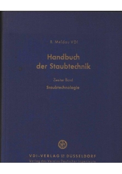 Hanbuch der Staubtechnik