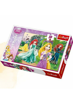 Puzzle Roszpunka Merida Arielka i Śnieżka