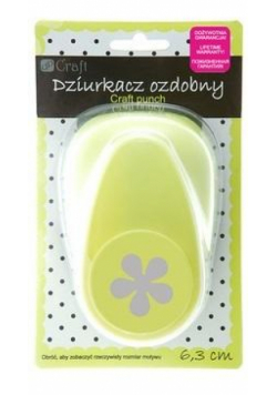 Dziurkacz ozdobny 6,3cm kwiatek