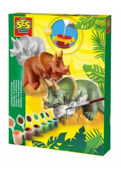 Triceratops - odlew gipsowy