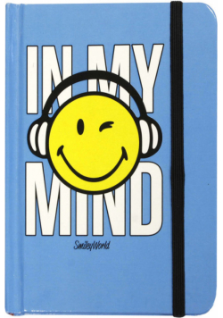 Notes z gumką A6  Smiley