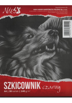 Szkicownik czarny A4 30 kartek