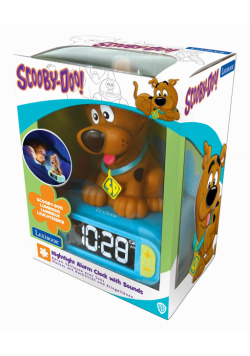 Budzik cyfrowy z lampką nocną Scooby Doo i efektami dźwiękowymi RL800SD
