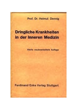 Dringliche Krankheiten in der inneren Medizin,1942r.