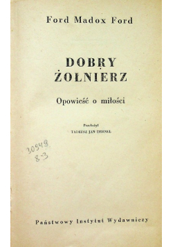 Dobry żołnierz