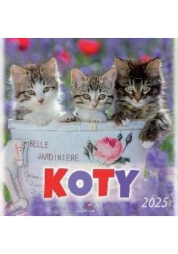 Kalendarz 2025 wieloplanszowy Koty