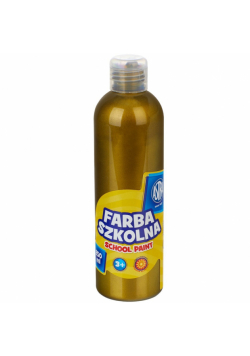 Farba szkolna naturalna tempera Astra 250 ml metaliczna zielona