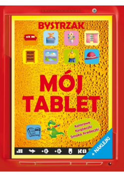 Tablet z naklejkami Bystrzak