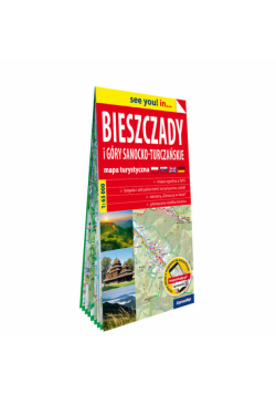 Bieszczady i Góry Sanocko-Turczańskie mapa turystyczna 1:65 000