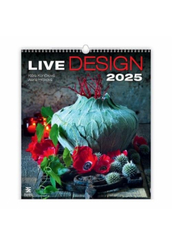 Kalendarz 2025 Live Design ekskluzywny ścienny