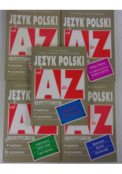 Język polski od A do Z - zestaw 5 książek