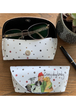 Etui na okulary GL10 Crazy Dog Lady Psiara