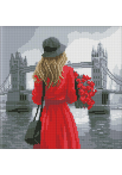 Diamentowa mozaika - Mglisty Londyn 30x30cm