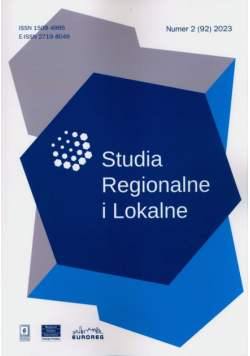 Studia Regionalne i Lokalne 2 ( 92) 2023
