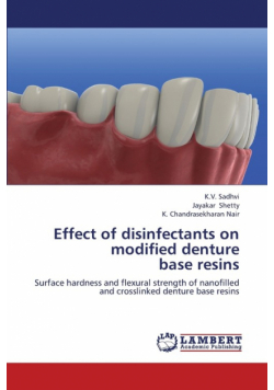 Effect of disinfectants on modified denture  base resins